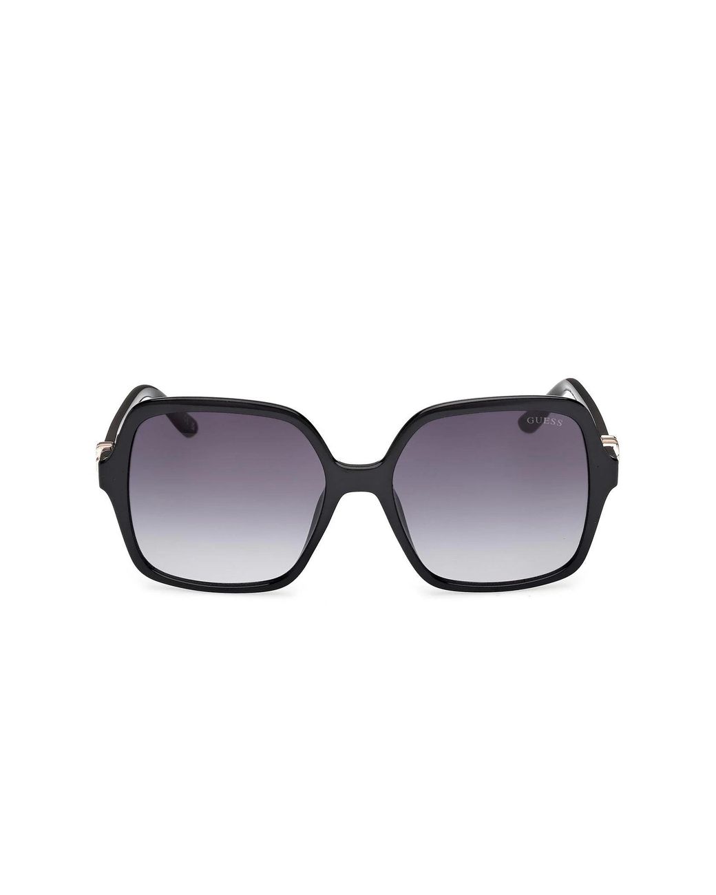 Guess Black Gu00190 01B Sunglasses Injected Smoke Squared Shaded