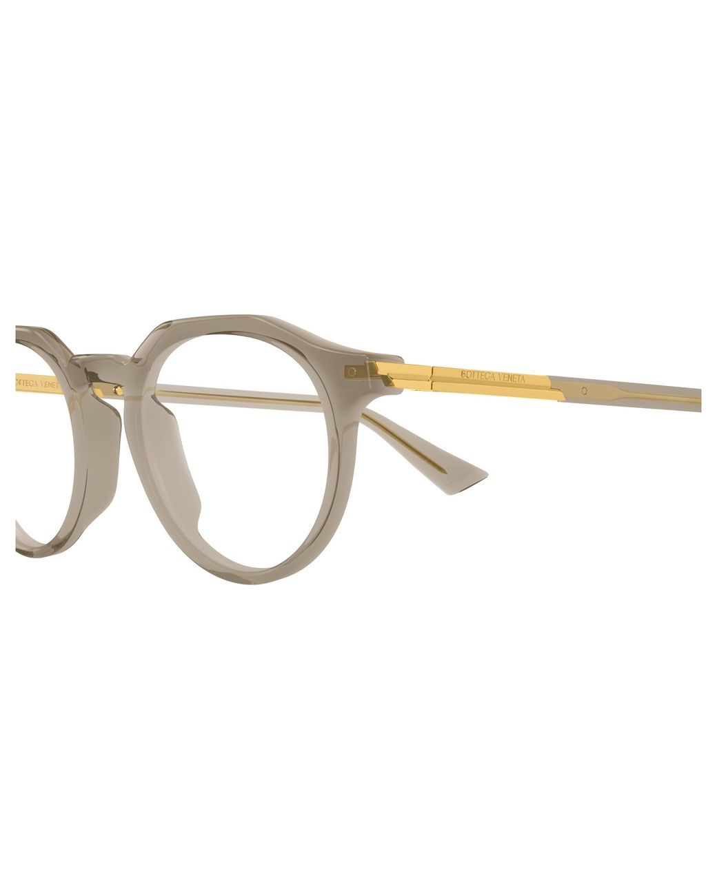 Bottega Veneta Black Bv1263O 006 Optical Frames Acetate Transparent Round for men