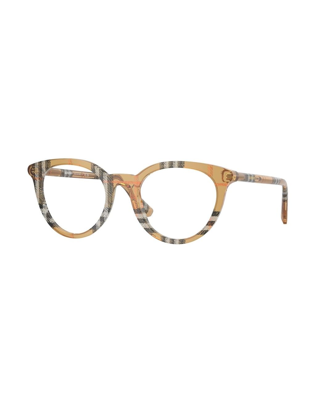 Burberry Black Be2429 4163 Optical Frames Acetate Round Normal