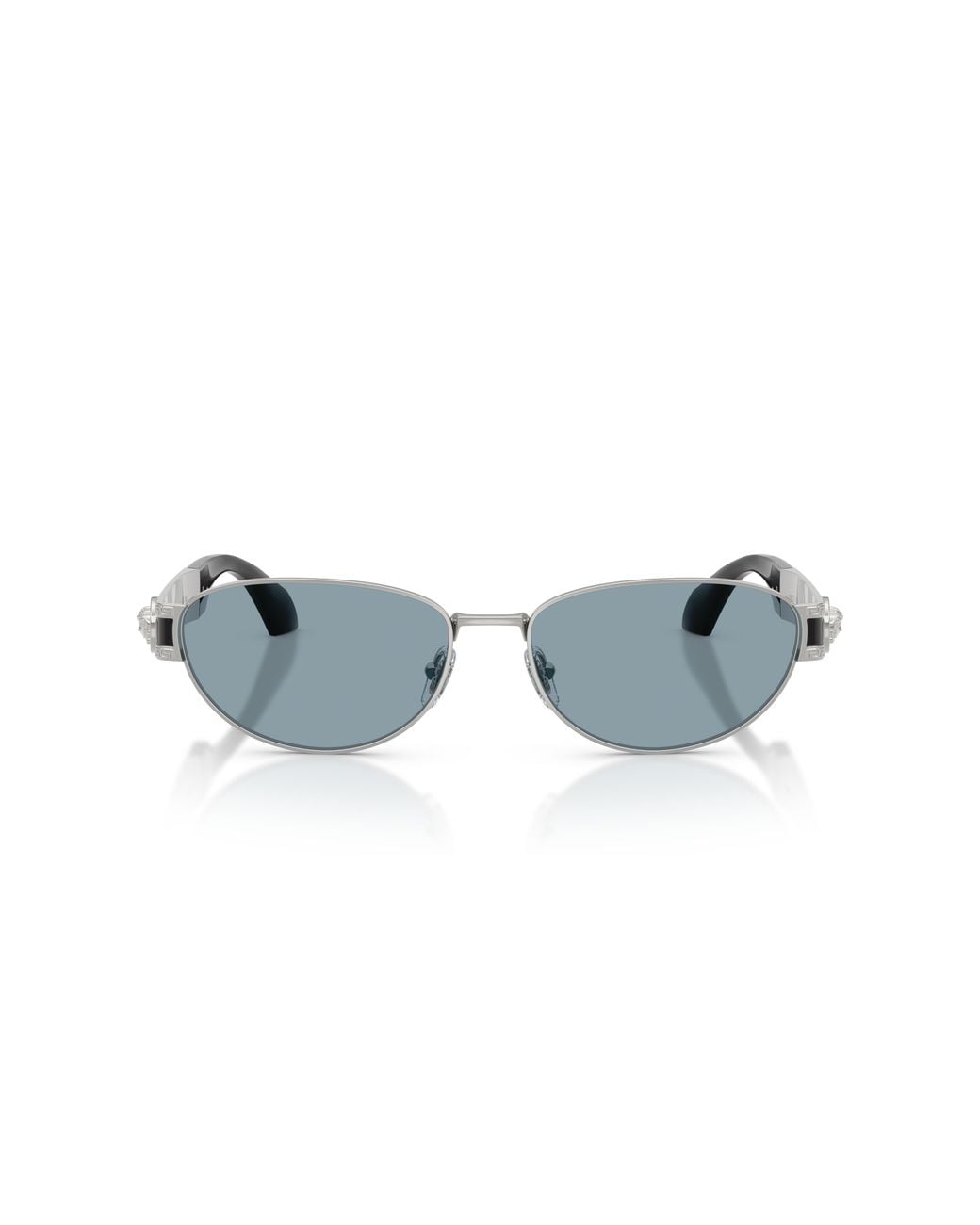 Versace Black Ve2304 152672 Sunglasses Metal Cat Eye Normal