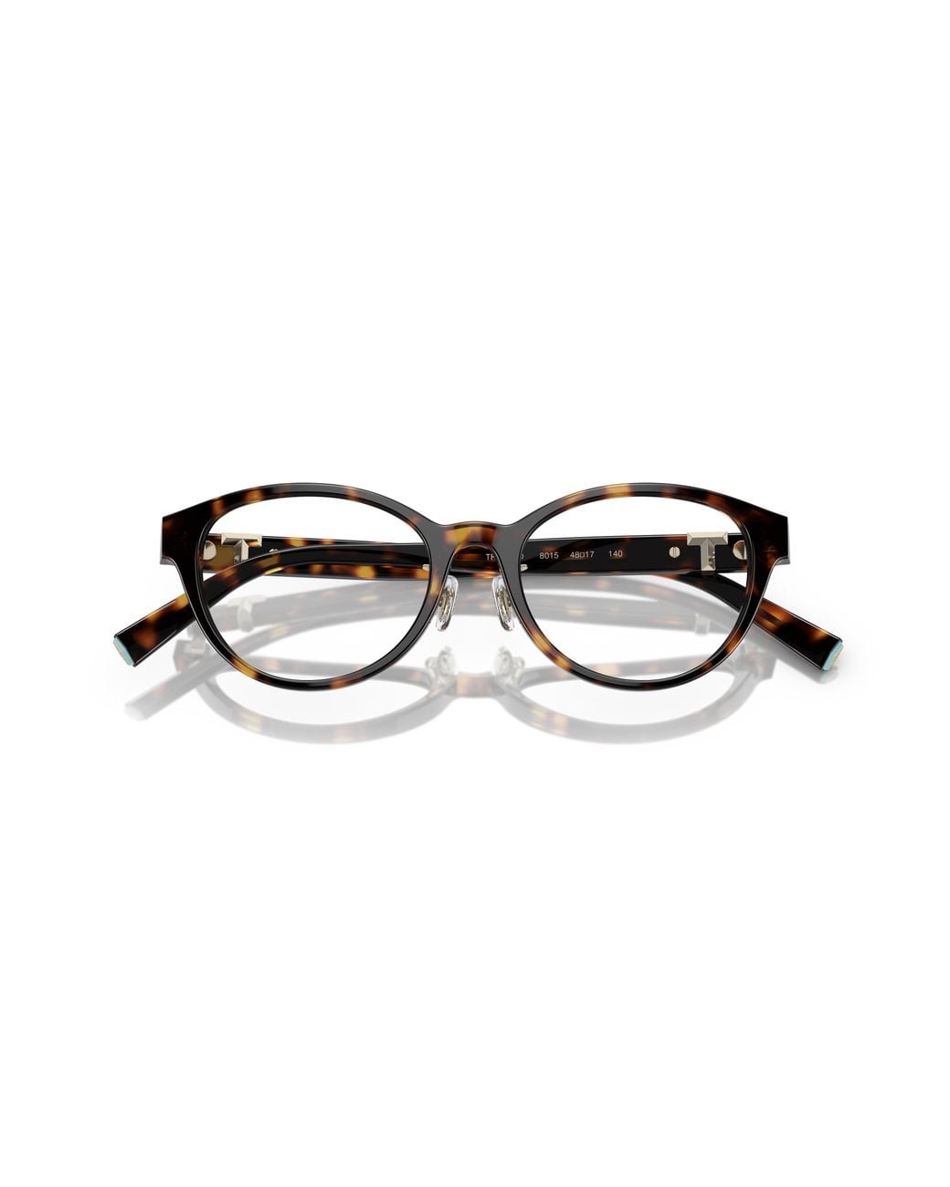 Tiffany & Co Black Tf2236D 8015 Optical Frames Acetate Transparent Round Normal