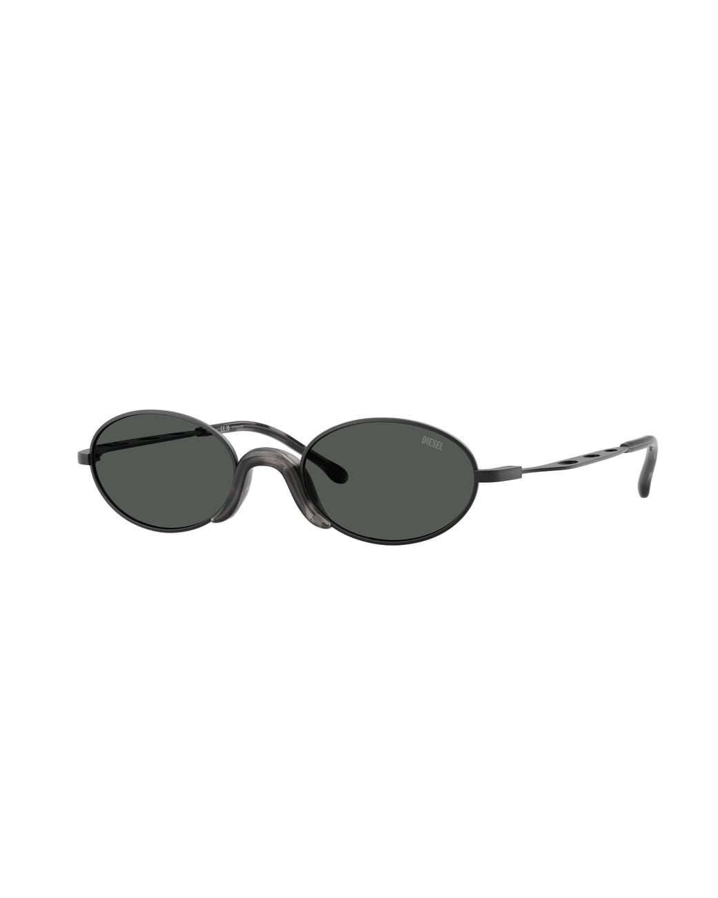 DIESEL Black Dl1023T 104887 Sunglasses Titanium Round Normal