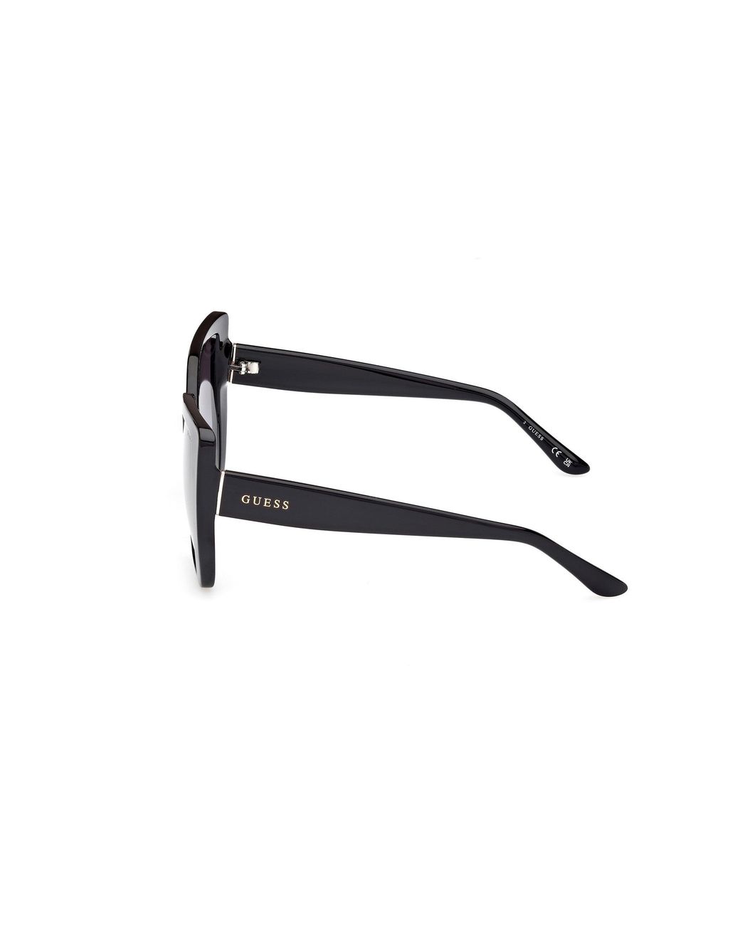 Guess Black Gu00154 01B Sunglasses Injected Smoke Geometric Normal