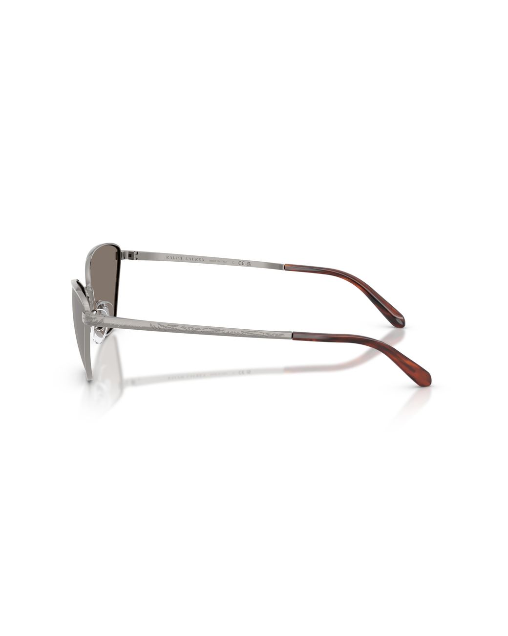 Ralph Lauren Black Rl7093 90026G Sunglasses Steel Squared Mirror