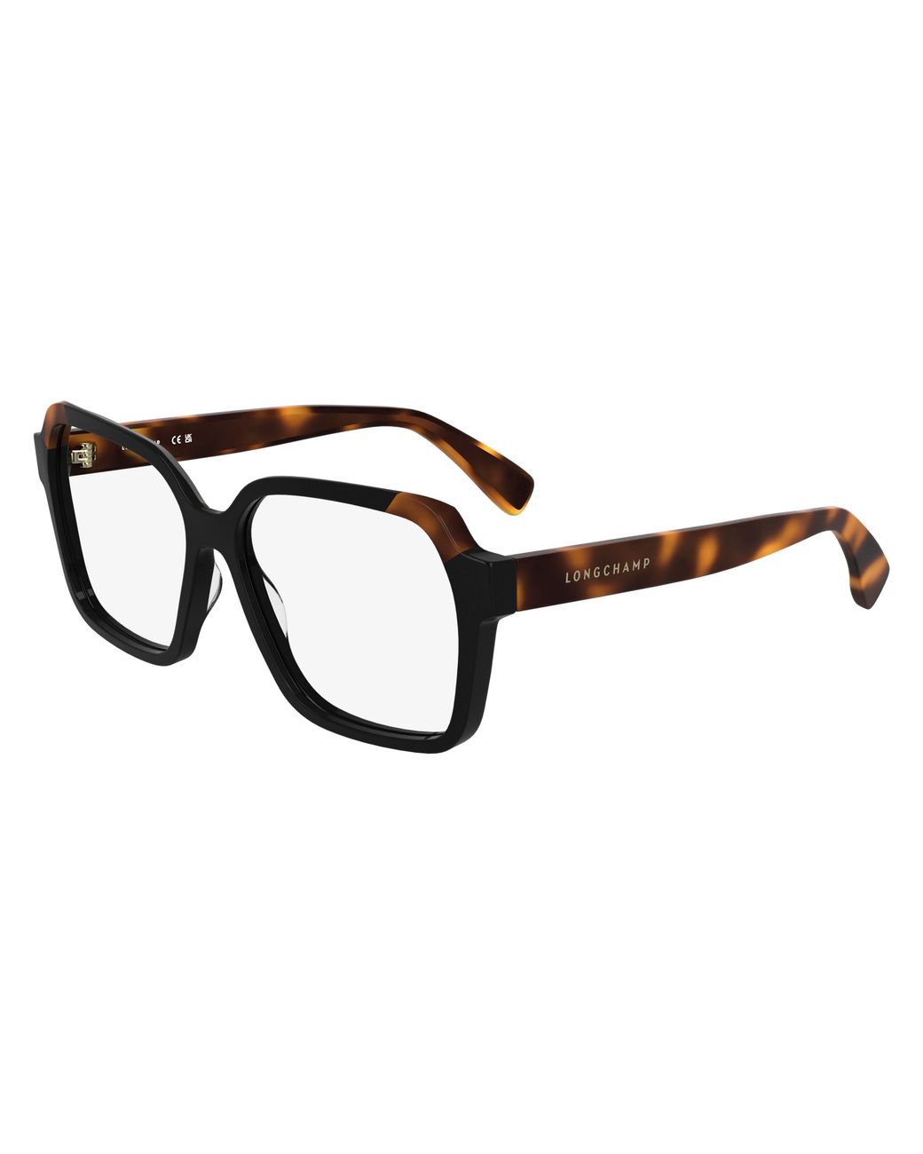 Longchamp Black Lo2763 011 Optical Frames Acetate Squared Normal