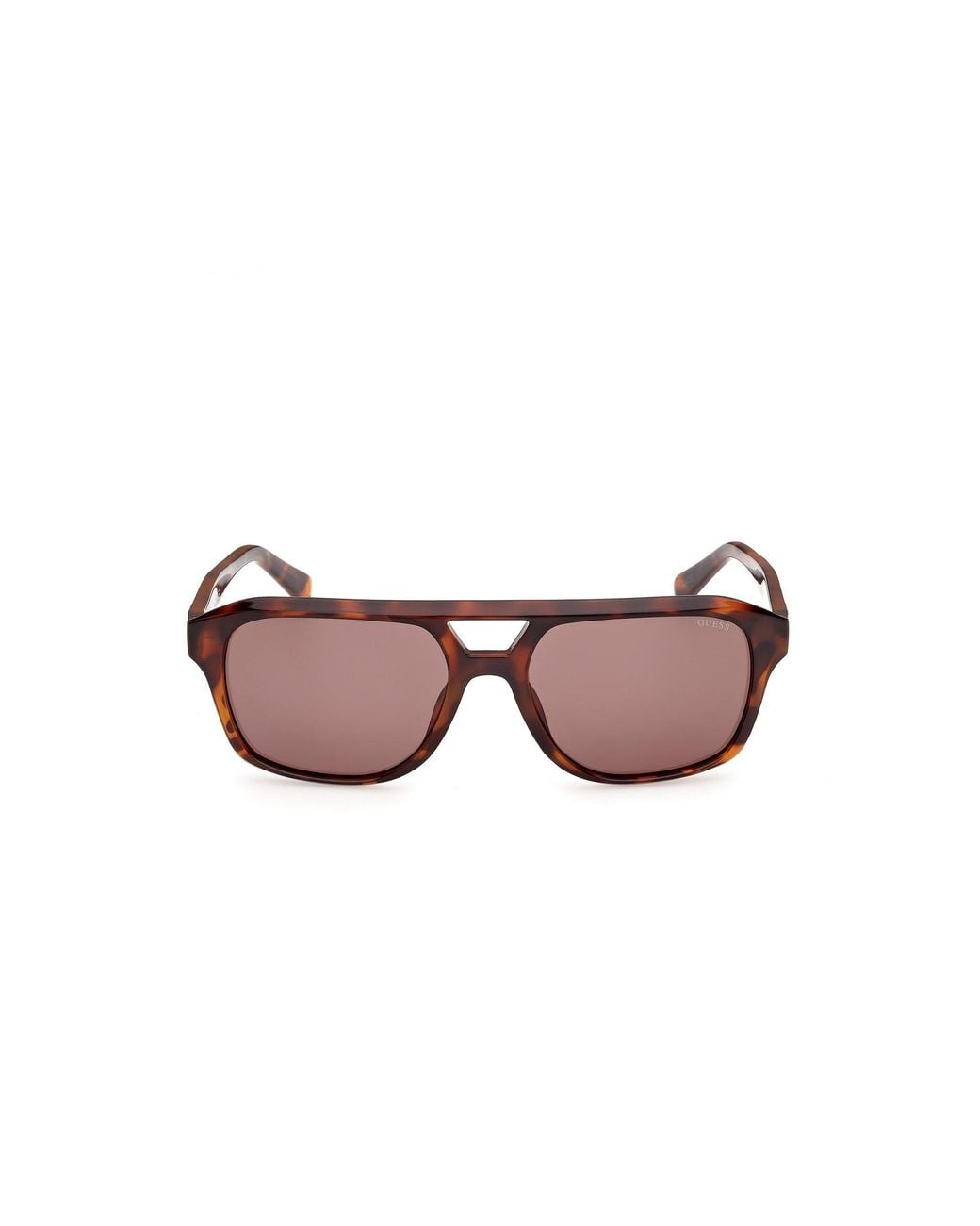 Guess Black Gu00364 52E Sunglasses Injected Pilot Normal for men