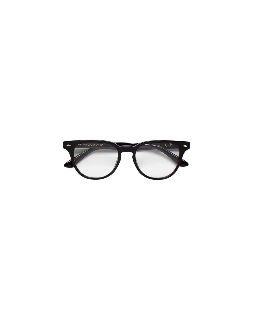Retrosuperfuture Black Nts Numero 162 Nero Optical Frames Acetate Round