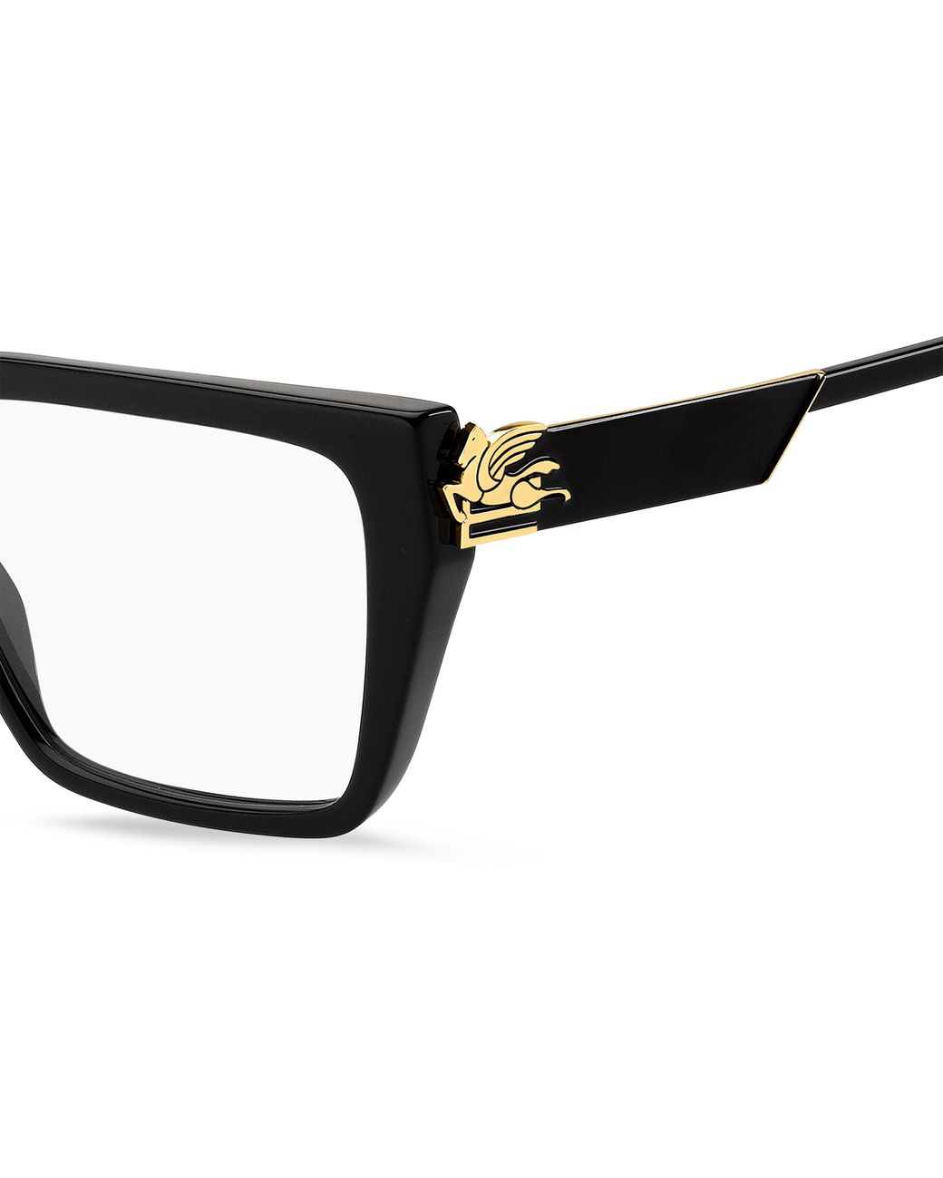 Etro Black 0030 807 Optical Frames Acetate Squared