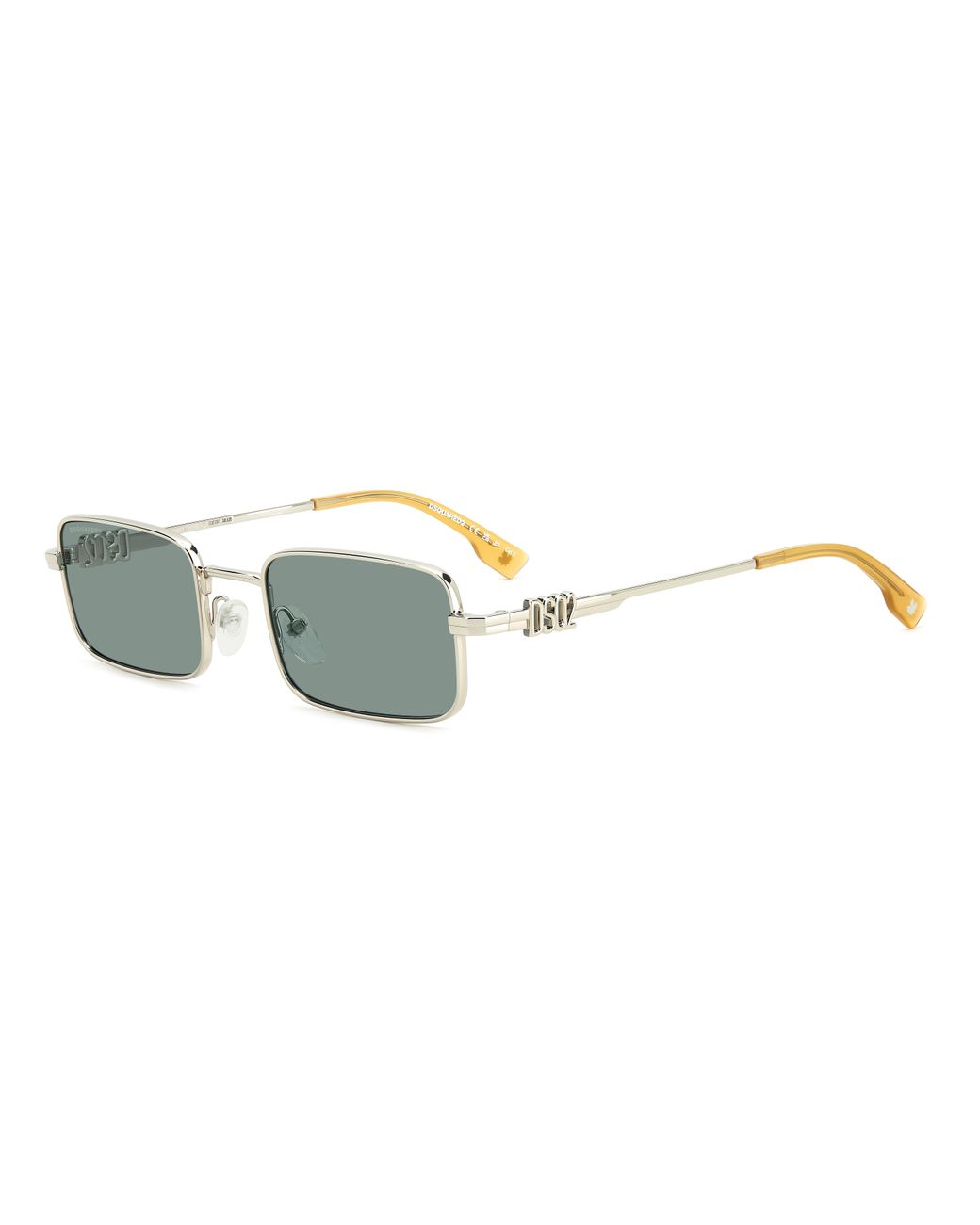 DSquared² Black D2 0104/S Ktu/Qt Sunglasses Metal Squared Normal for men