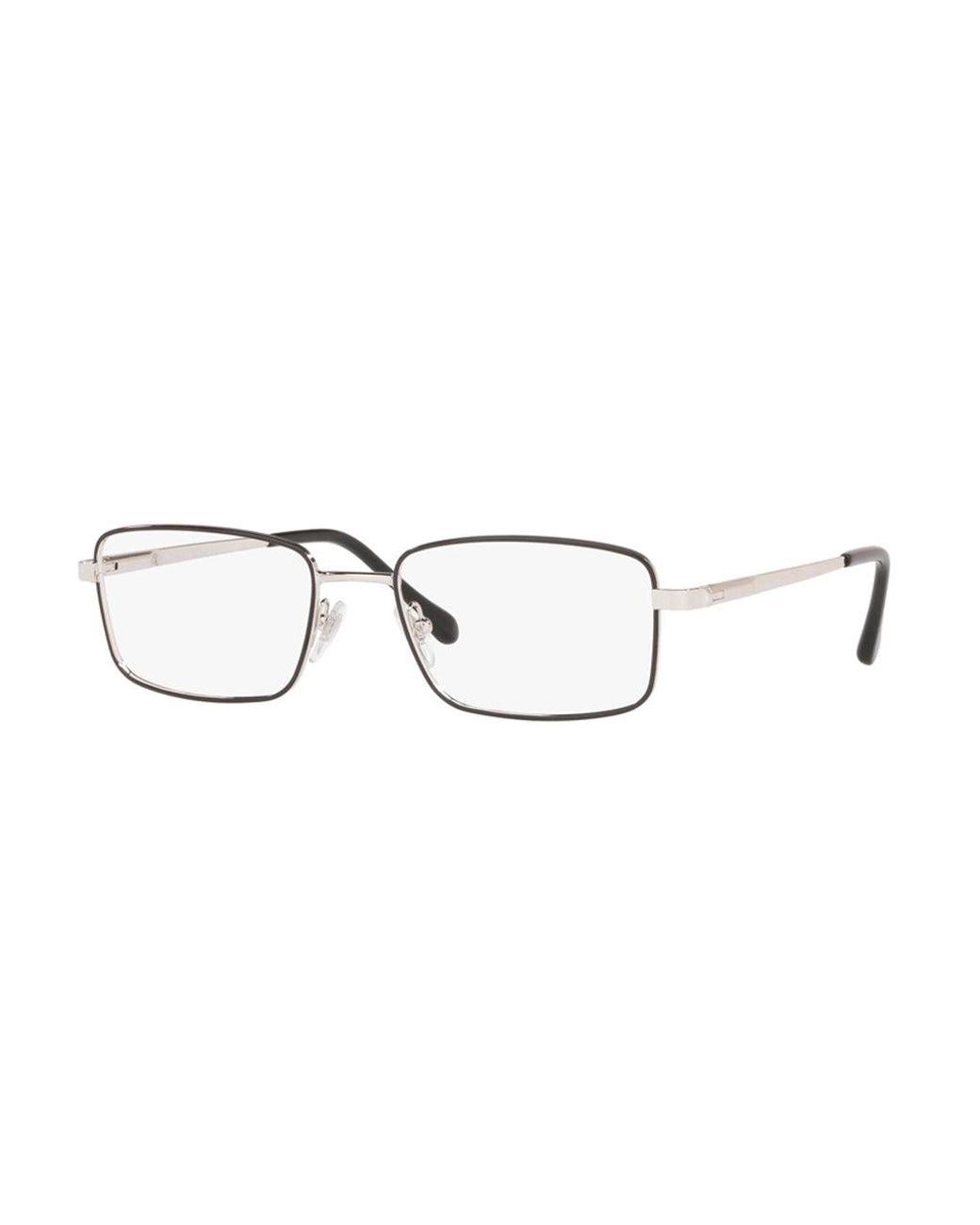 Sferoflex Black Sf2271 526 Optical Frames Metal Squared for men