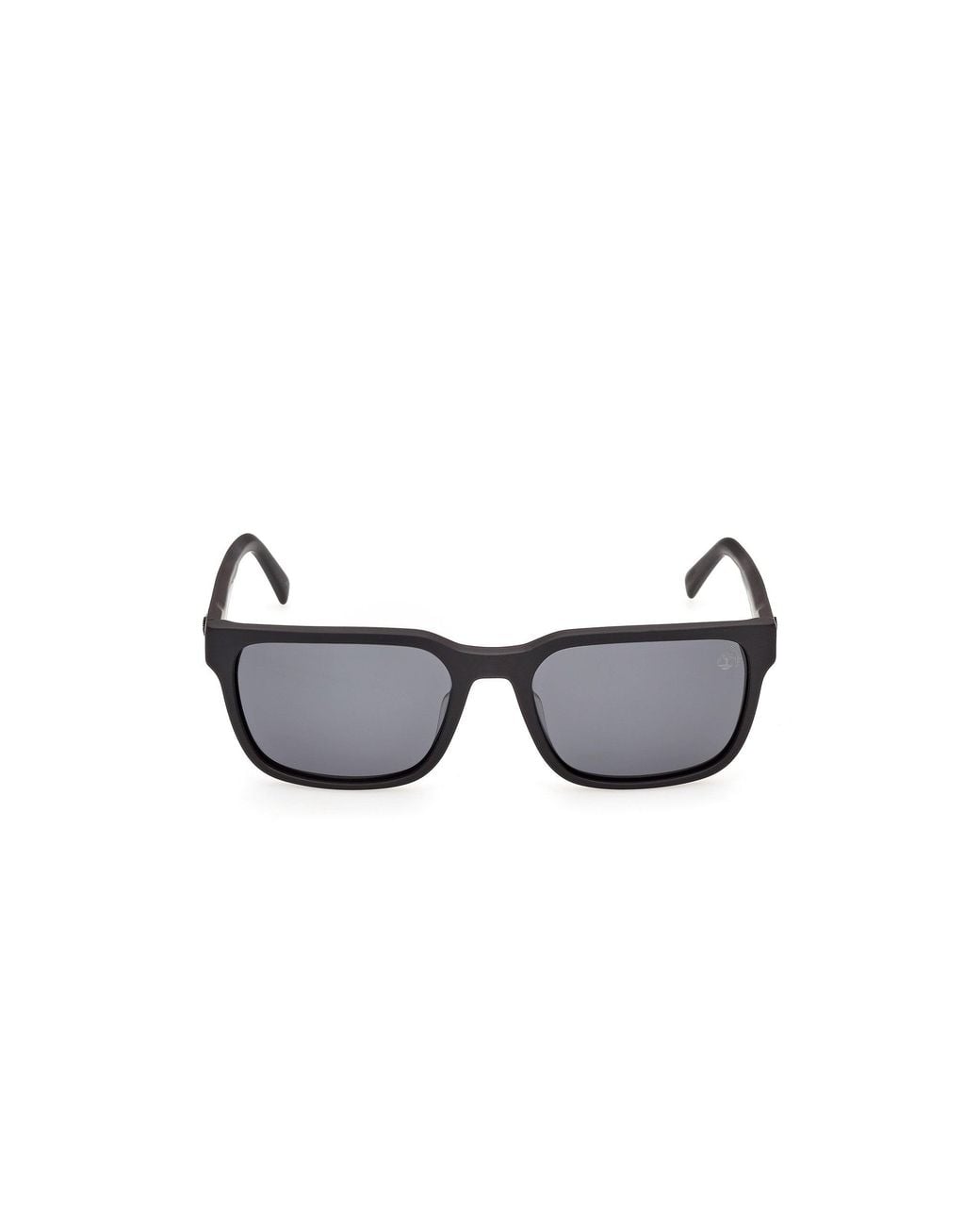 Timberland Black Tb00099 02D Sunglasses Acetate Smoke Squared Polarized for men