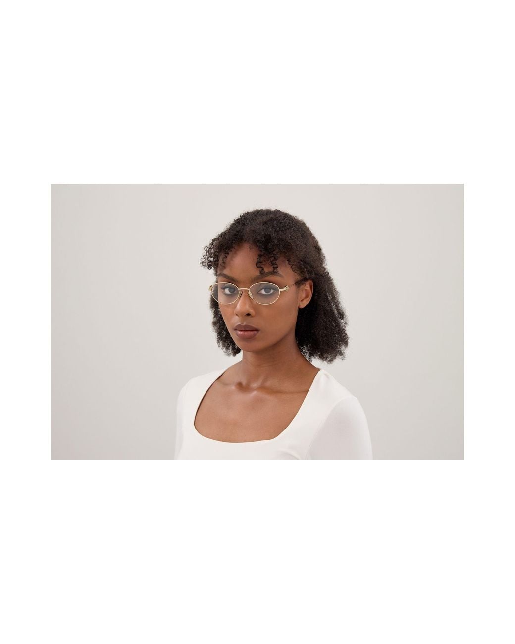Gucci Black Gg2227O 001 Optical Frames Metal Transparent Round