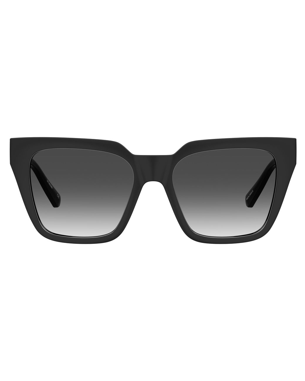 Moschino Black Mol065/S 807/9O Sunglasses Plastic Squared Normal Shaded