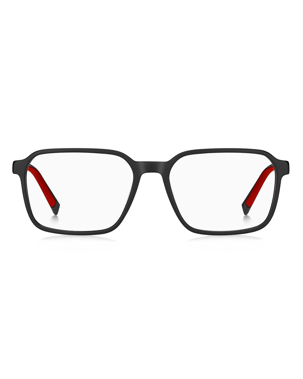 Tommy Hilfiger Black Th 2199 Oit Optical Frames Acetate Squared Normal for men