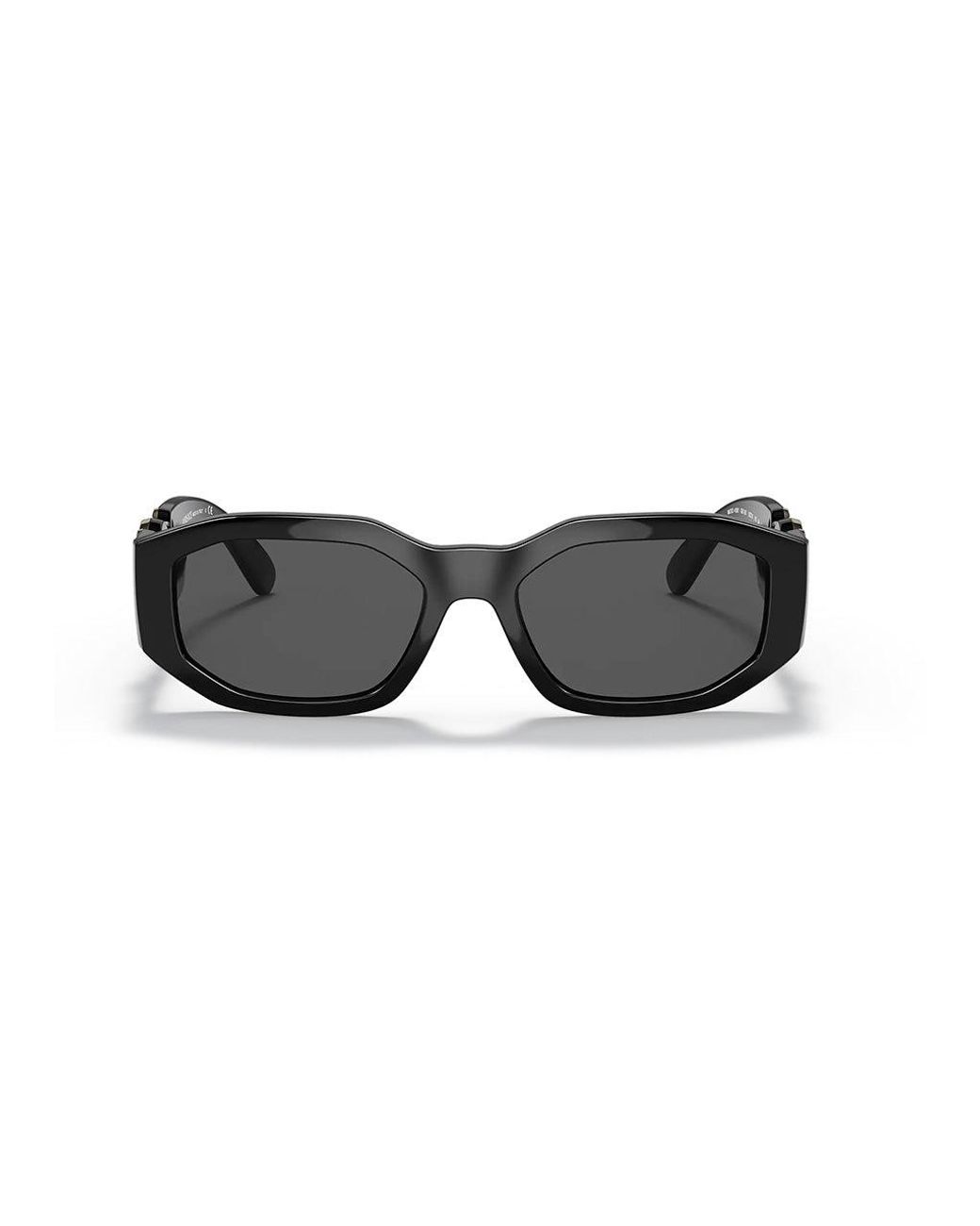 Versace Black Ve4361 Gb1/87 Sunglasses Nylon Geometric Normal Shaded for men