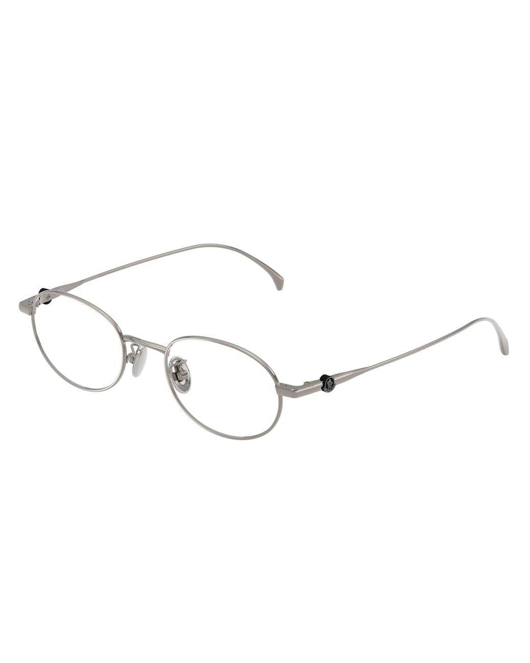 Moncler Black Me1018Td 1005 Optical Frames Titanium Transparent Round Normal