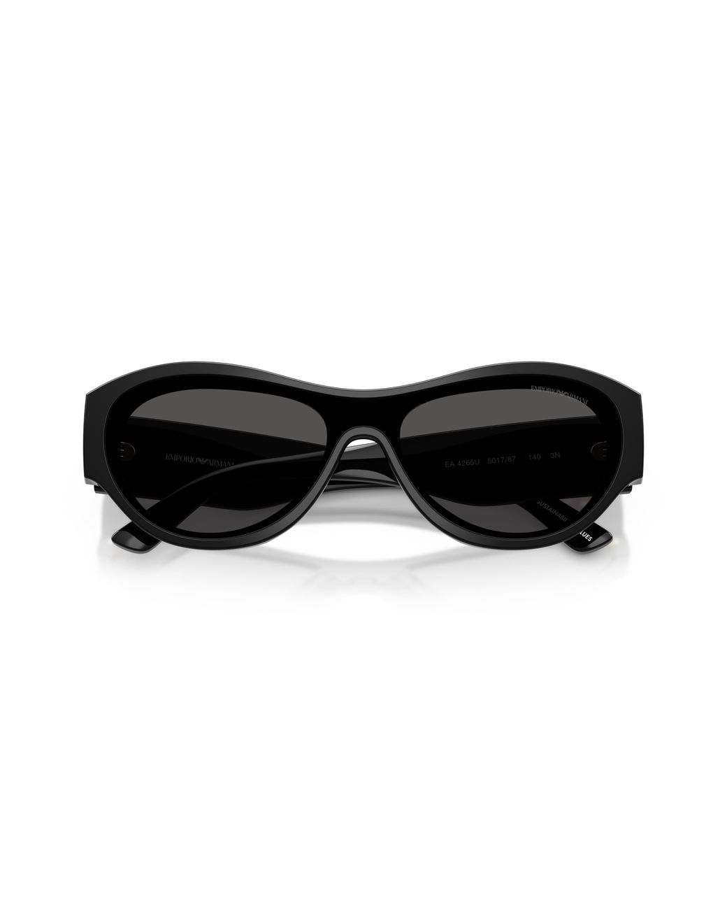 Emporio Armani Black Ea4265U 501787 Sunglasses Acetate Geometric Normal
