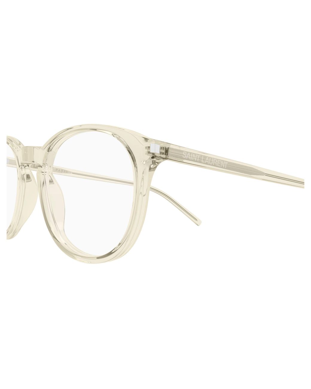 Saint Laurent Black Sl 106 026 Optical Frames Acetate Transparent Round
