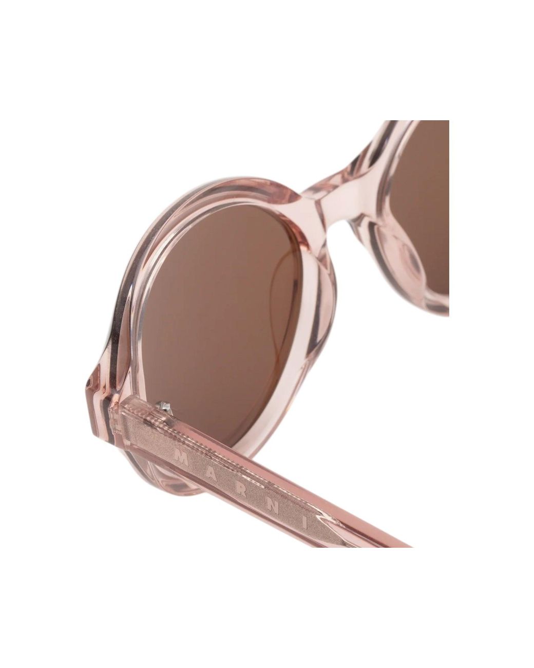 Marni Black Ynz Nozea Dusty Sunglasses Acetate Round Normal