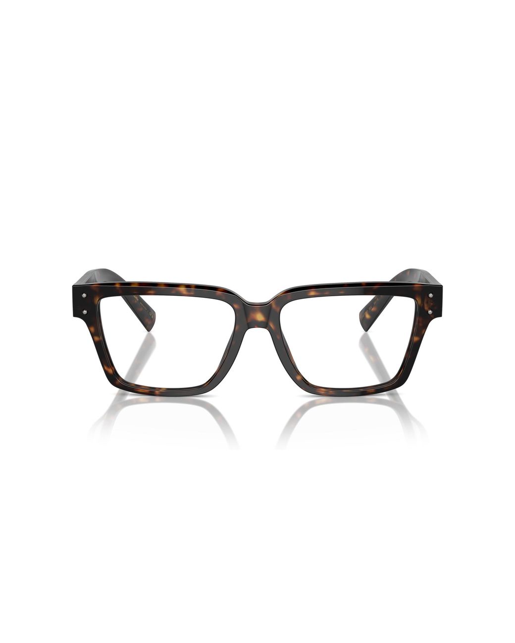 Dolce & Gabbana Black Dg3383 502 Optical Frames Acetate Transparent Squared Normal for men