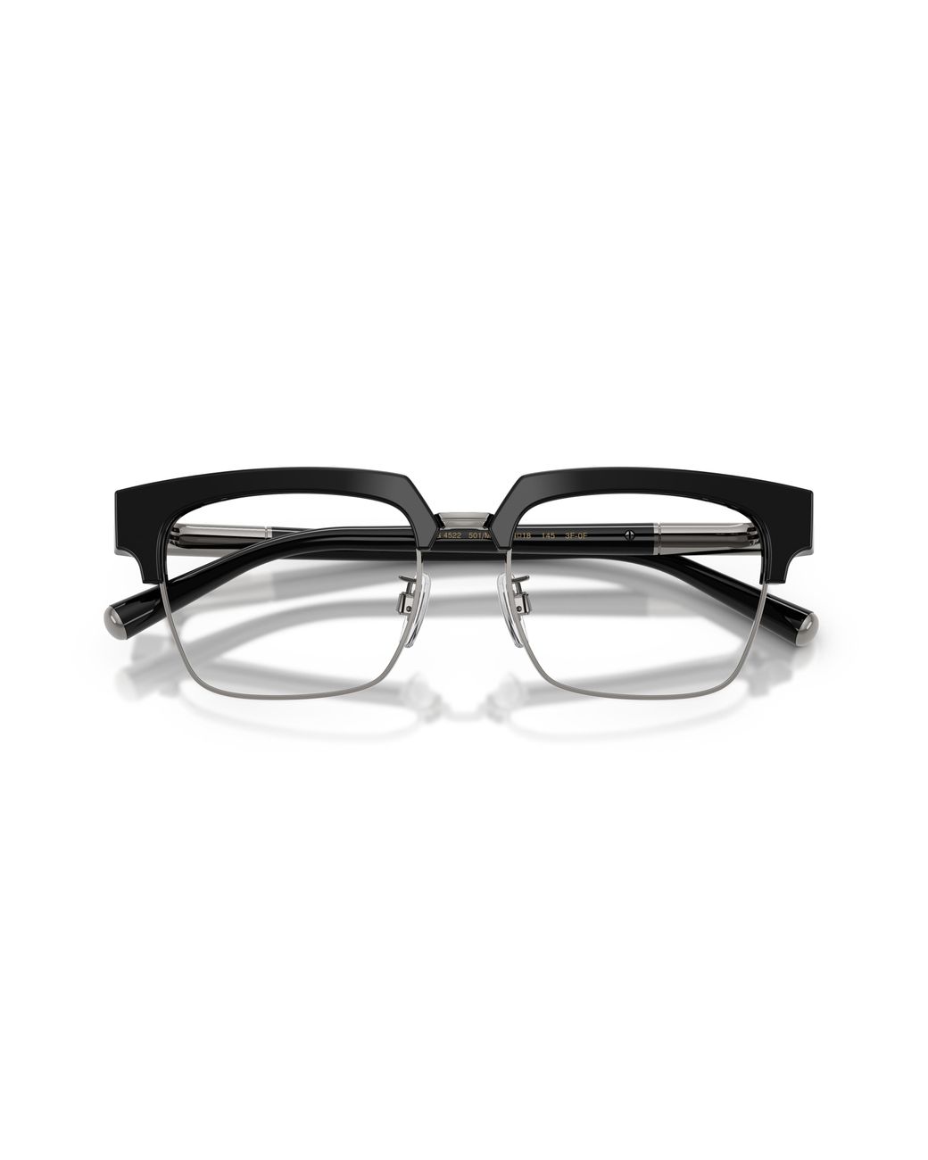 Dolce & Gabbana Black Dg4522 501/M3 Sunglasses Acetate Transparent Squared Transitions Photochromatic for men