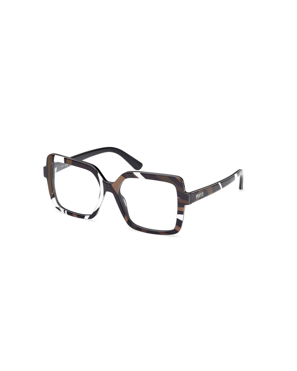 Emilio Pucci Black Ep5265 99 Optical Frames Acetate Squared Normal
