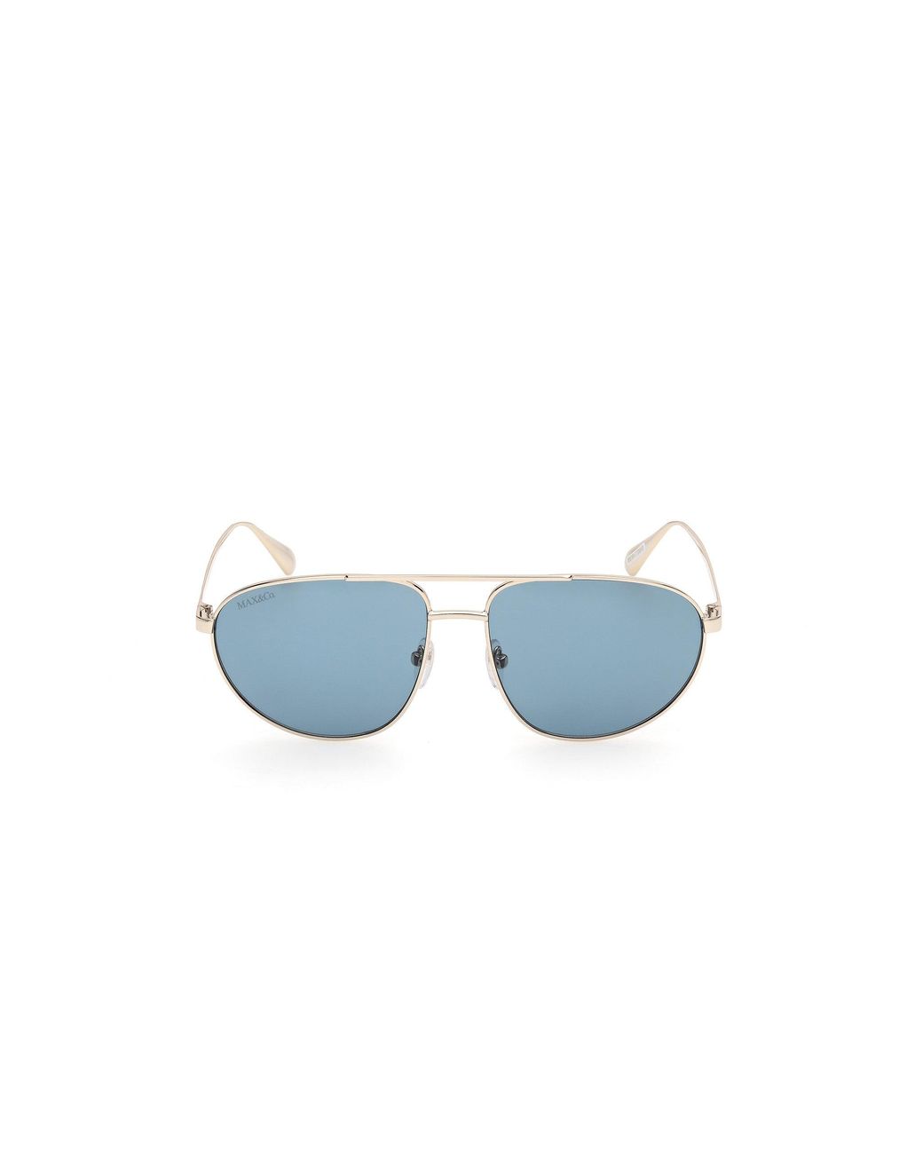 MAX&Co. Blue Mo0172 32N Sunglasses Metal Pilot Normal
