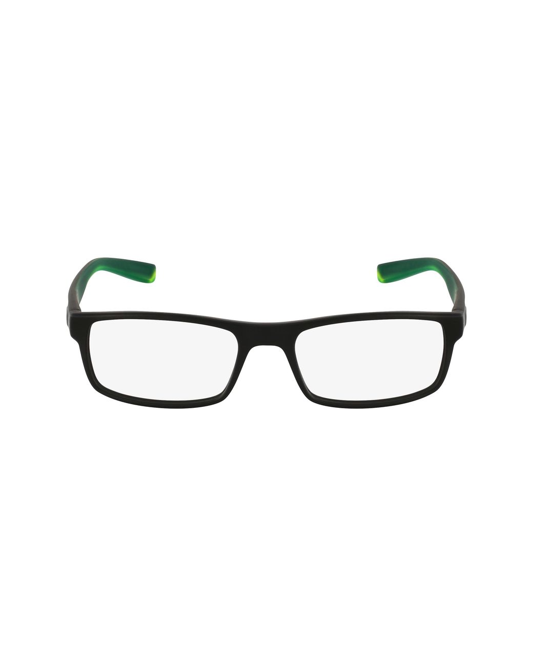 Nike Black 7090 018 Optical Frames Injected Squared Normal Photochromatic for men