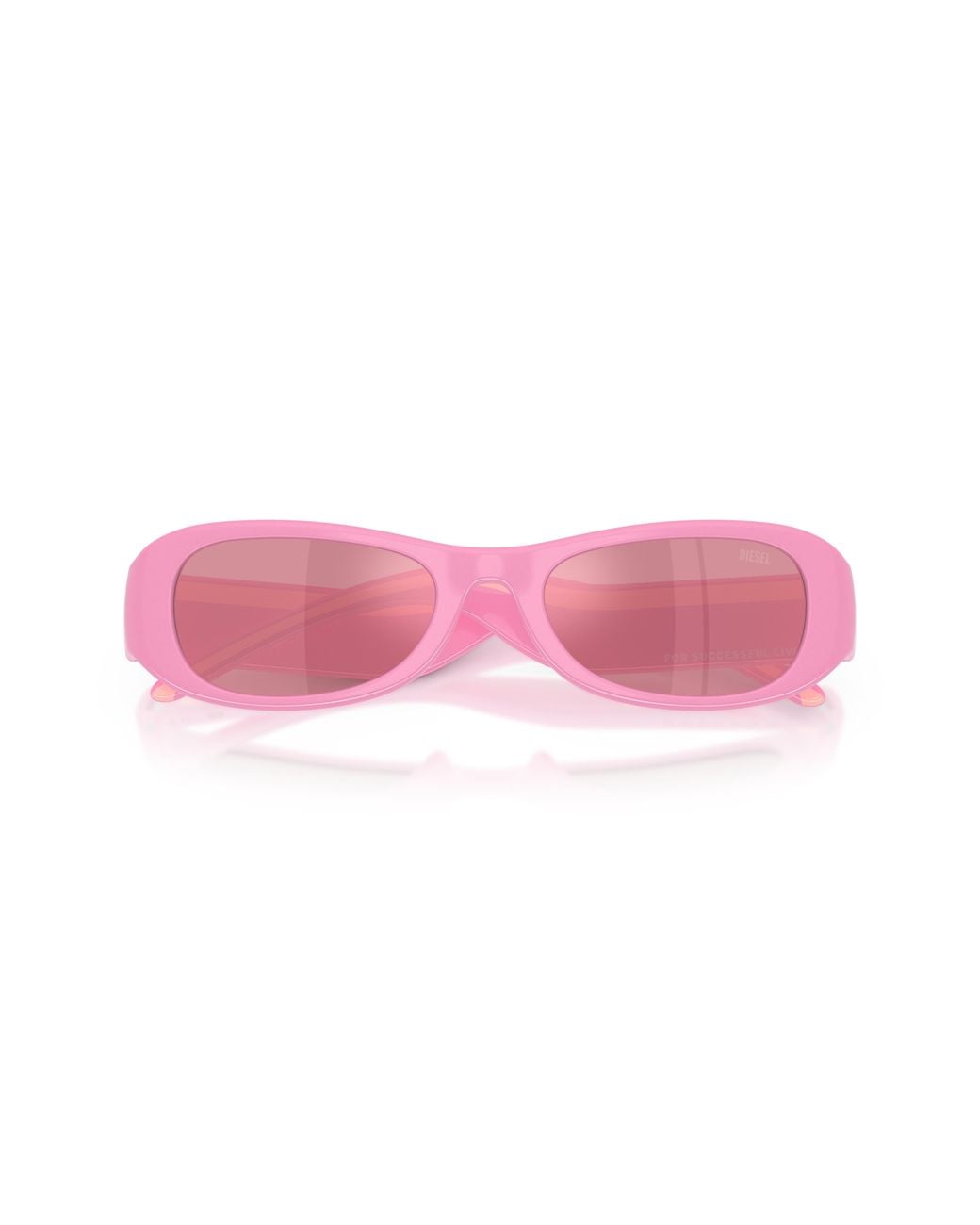 DIESEL Black Dl3020U 20559L Sunglasses Injected Pillow Mirror