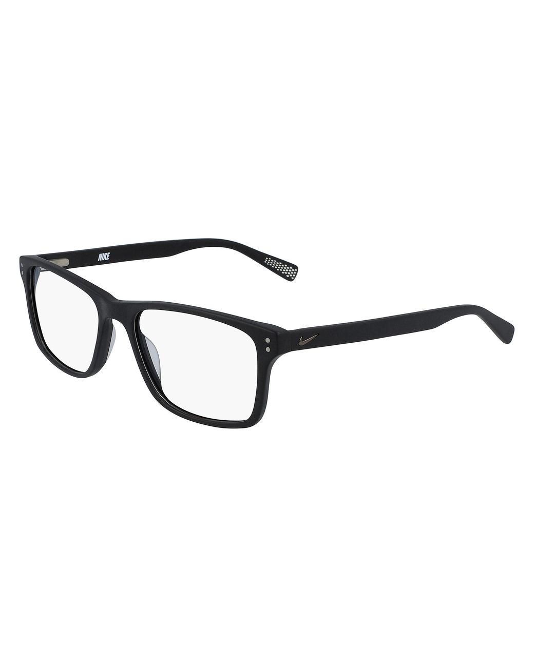 Nike Black 7246 212 Optical Frames Acetate Squared Normal Photochromatic for men