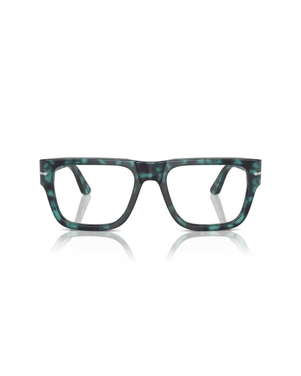 Persol Black Po3348V 1211 Optical Frames Acetate Transparent Squared Normal