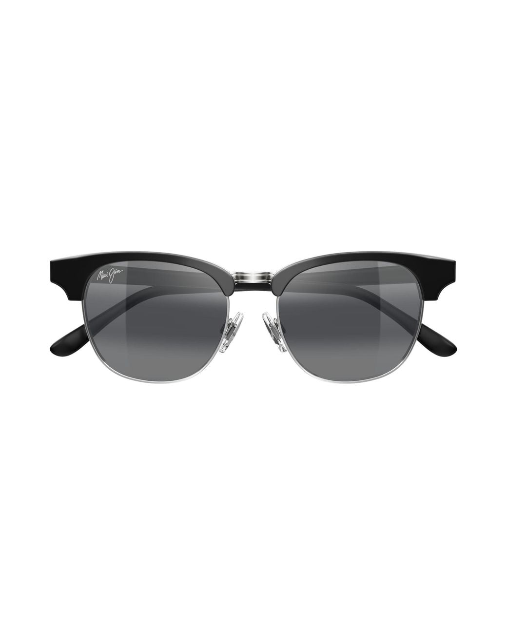Maui Jim Black Mj0695S 001 Occhiali Da Sole Acetato Grigio Squadrata