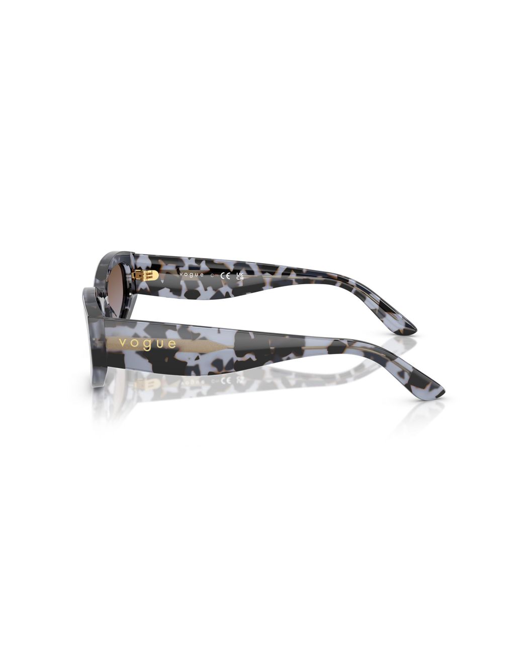 Vogue Eyewear Black Vo5585S 314748 Sunglasses Acetate Geometric Normal Shaded