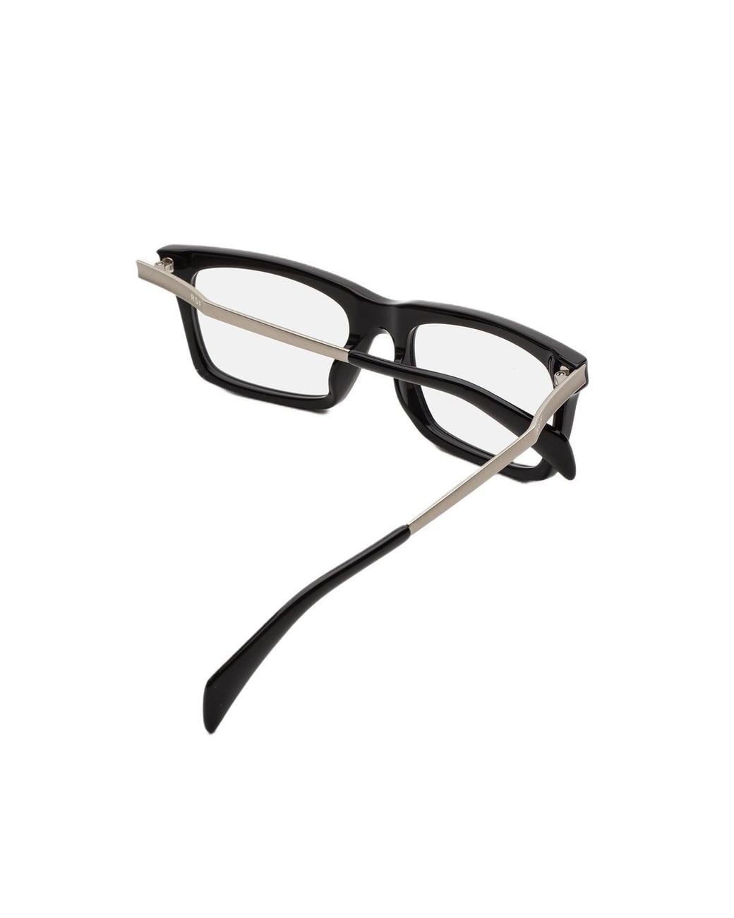 Retrosuperfuture Black 06B Numero 156 Nero & Argento Optical Frames Acetate Squared