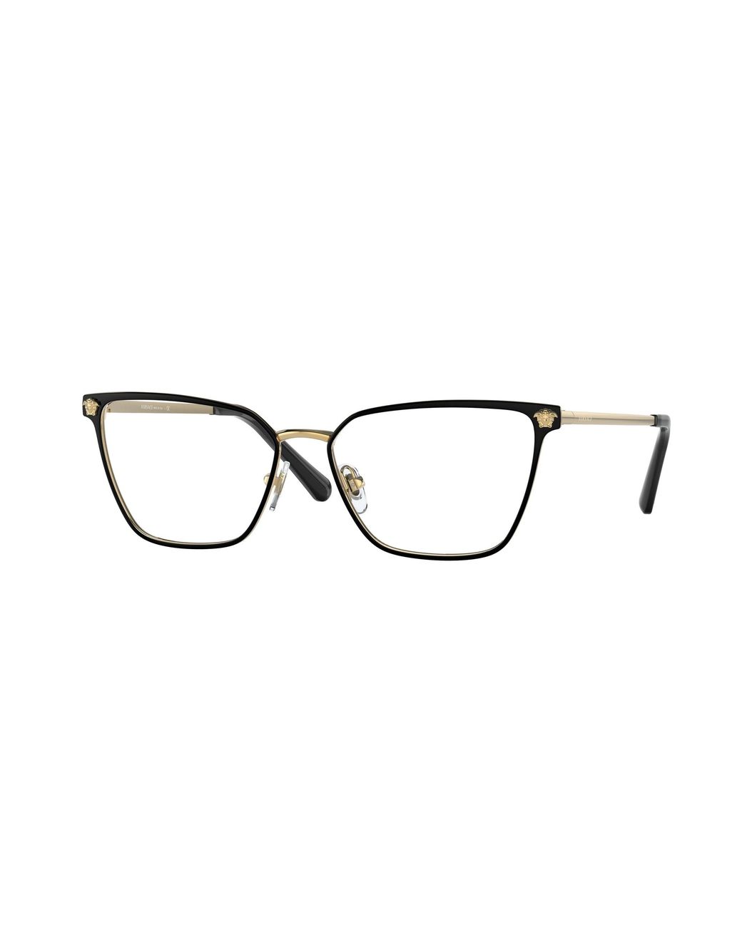 Versace Black Ve1275 1433 Optical Frames Steel Pillow Normal