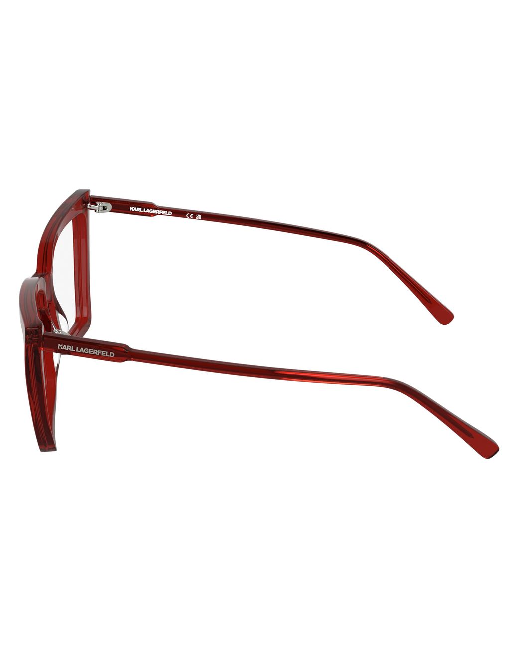 Karl Lagerfeld Black Kl6216 600 Optical Frames Acetate Squared Normal