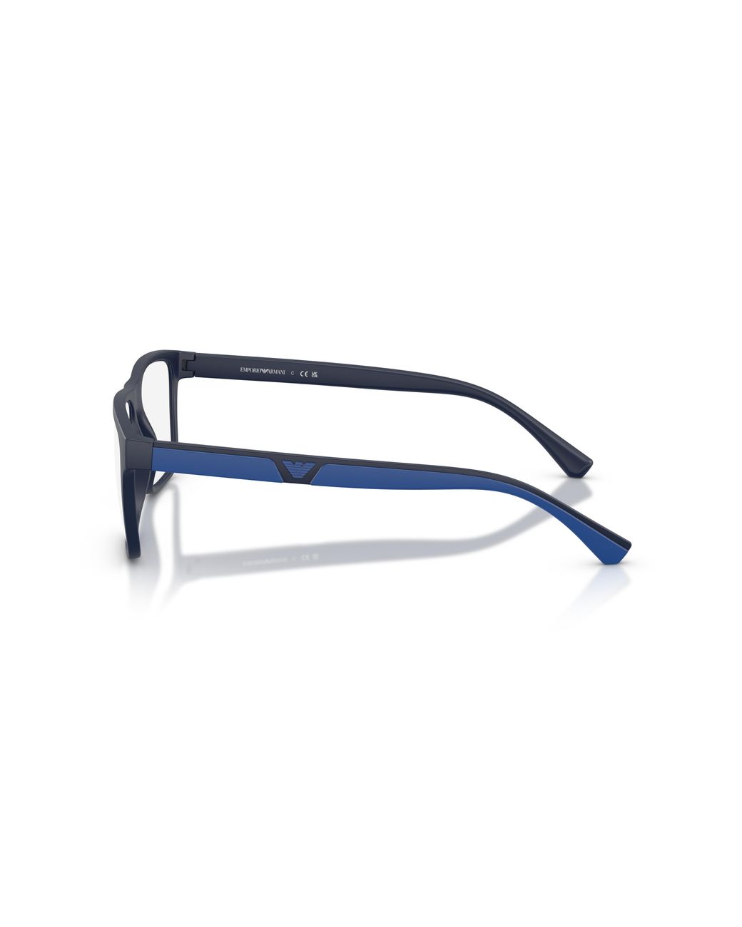 Emporio Armani Black Ea4115V 5759 Optical Frames Injected Transparent Squared Normal for men