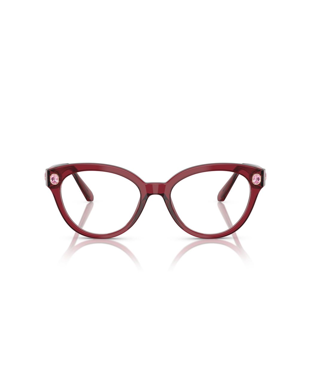Swarovski Black Sk2037 1055 Optical Frames Acetate Round Normal