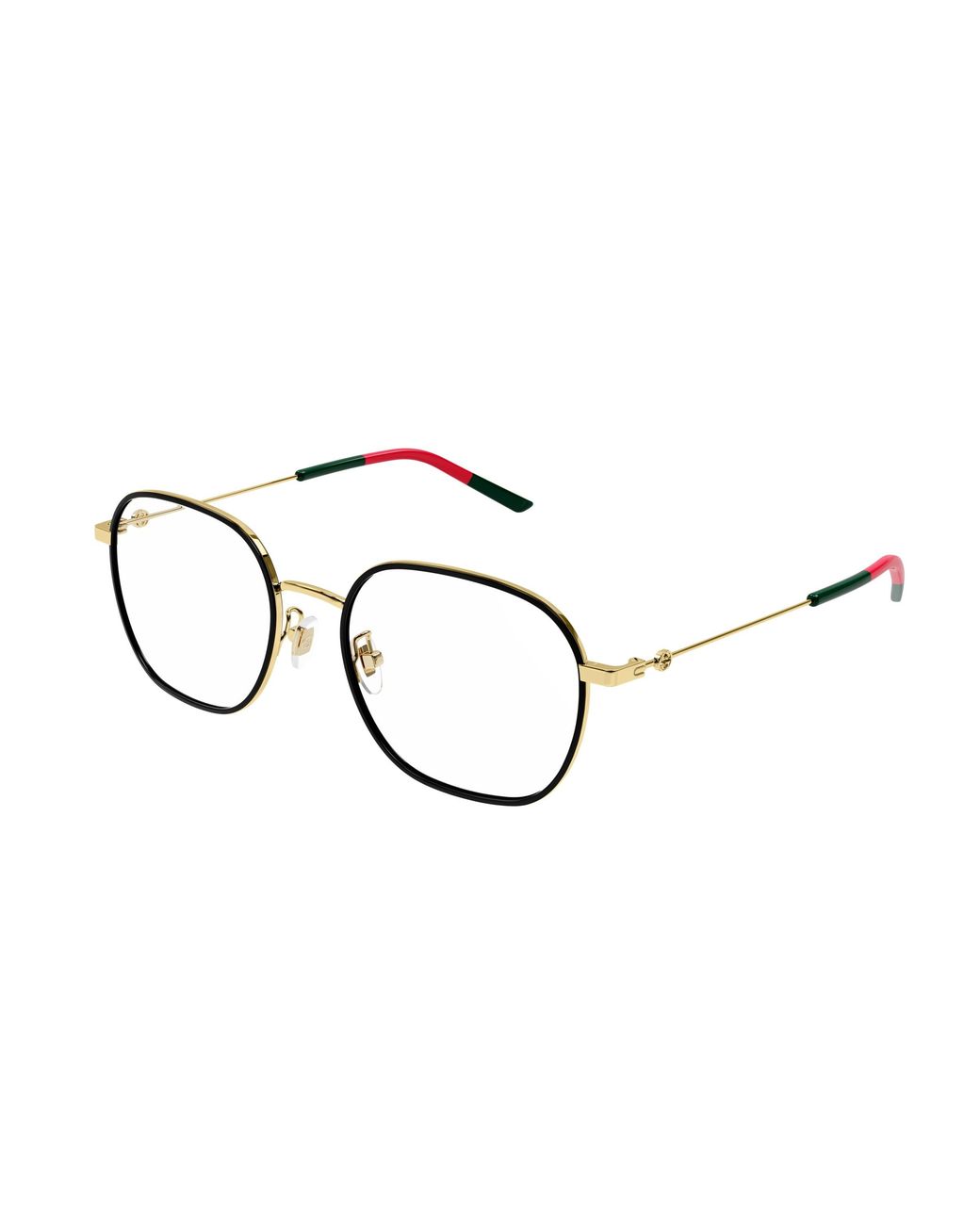 Gucci Black Gg1198Oa 001 Optical Frames Metal Squared