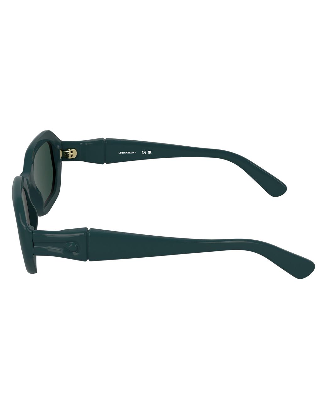 Longchamp Black Lo794S 001 Sunglasses Bio-Injected Smoke Squared Normal