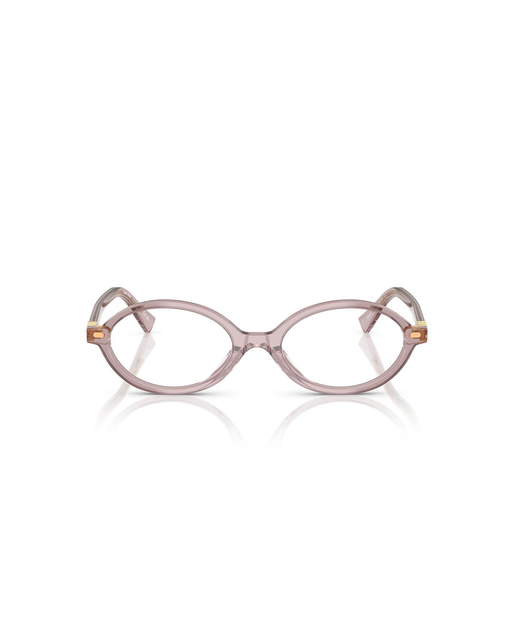Miu Miu Black Mu 01Xv 12W1O1 Optical Frames Acetate Round Normal