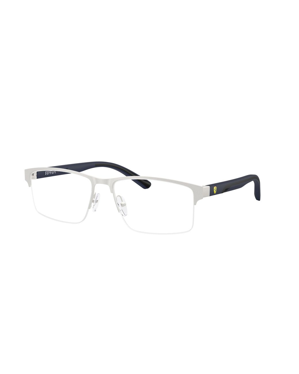 FERRARI SCUDERIA Black Fz7015 133 Optical Frames Metal Pillow Normal for men