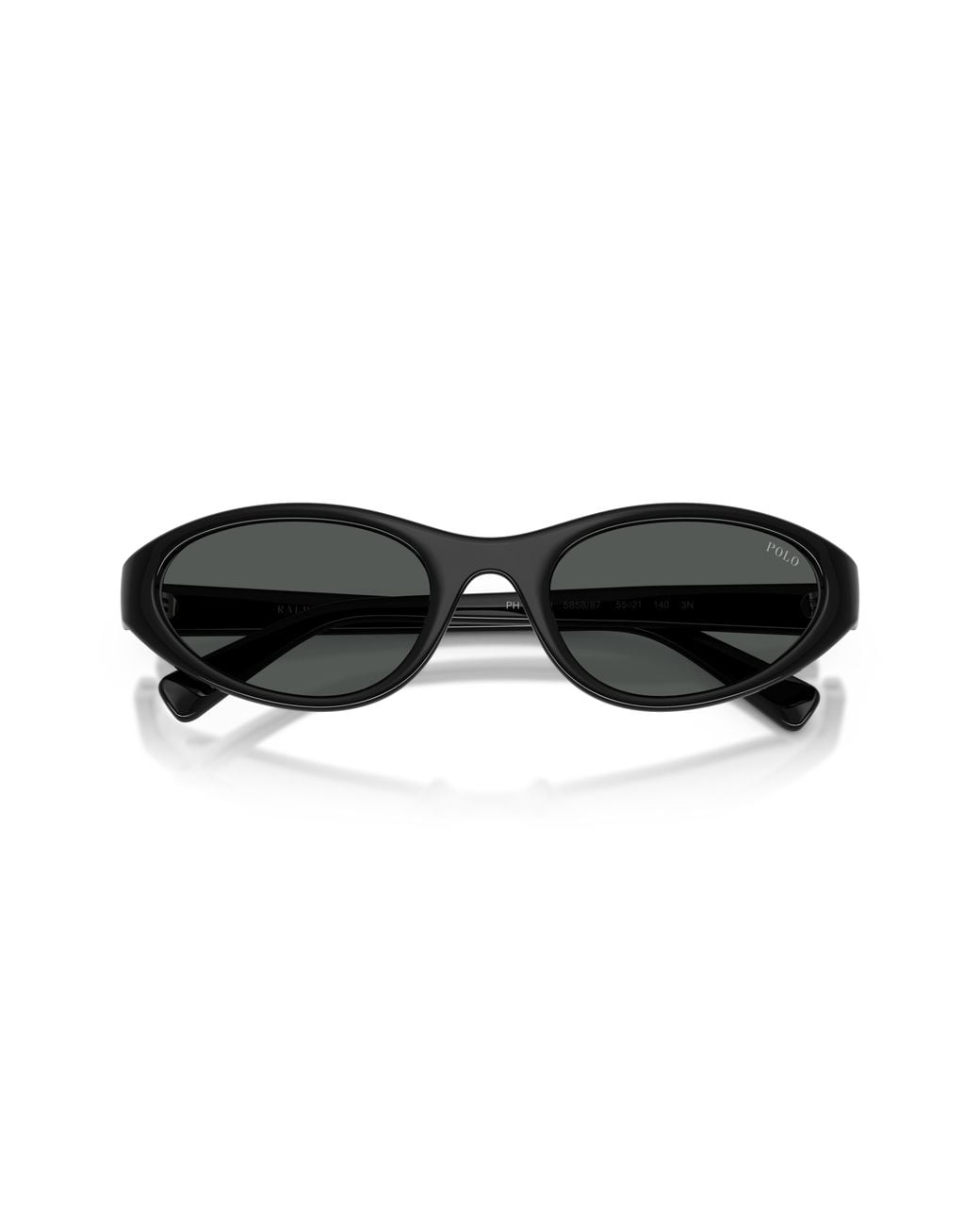 Polo Ralph Lauren Black Ph4248U 585887 Sunglasses Injected Round Normal for men