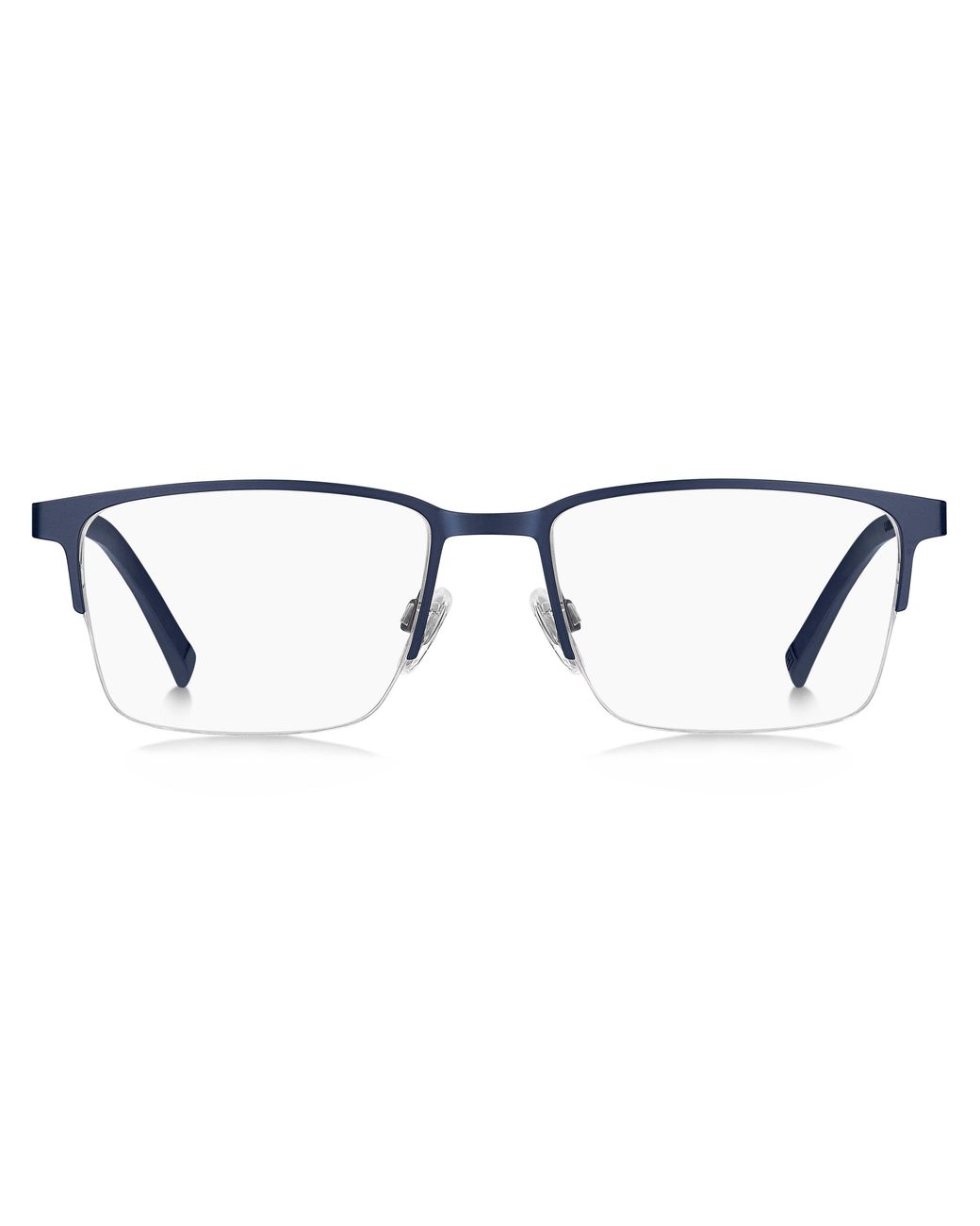 Tommy Hilfiger Black Th 1917 Fll Optical Frames Steel Squared for men