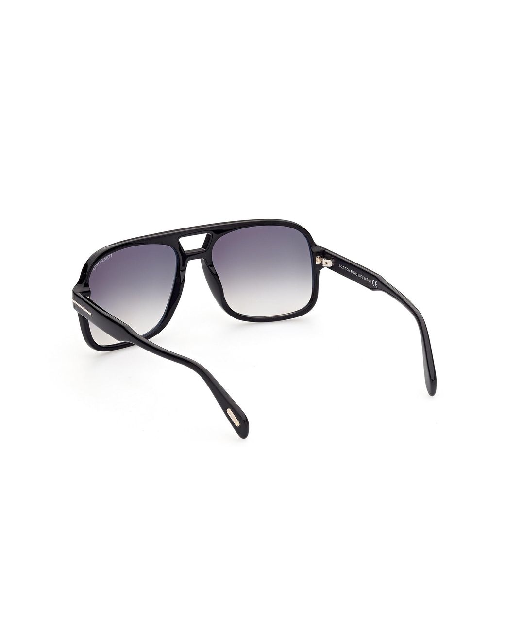 Tom Ford Black Ft0884 Falconer-02 01B Sunglasses Acetate Squared Normal Shaded for men