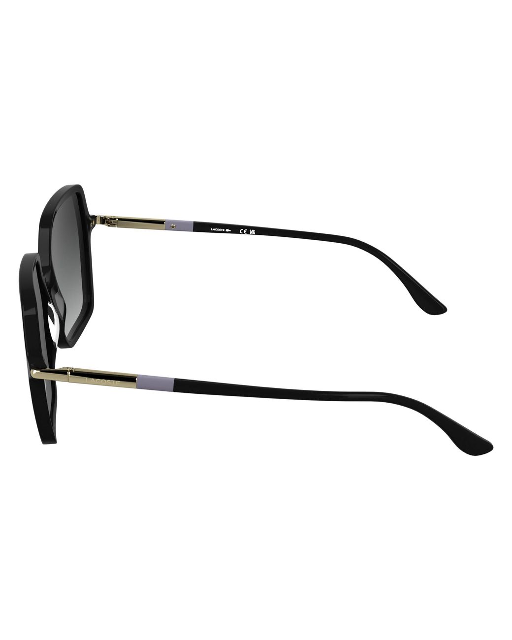 Lacoste Black L6079S 001 Sunglasses Acetate Squared Normal