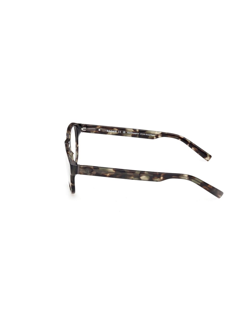 Timberland Black Tb50052 055 Optical Frames Acetate Round Normal for men