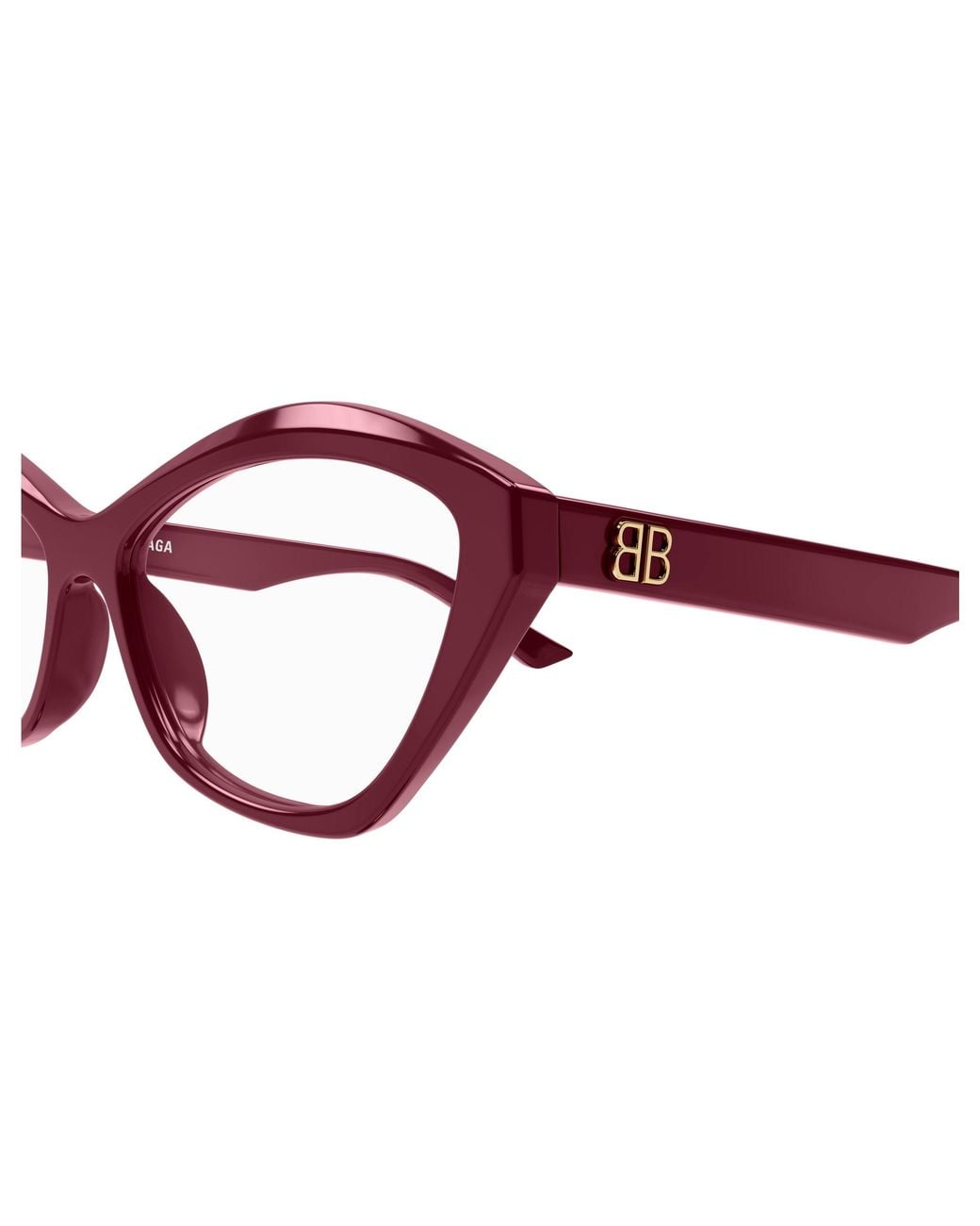 Balenciaga Black Bb0341O 006 Optical Frames Acetate Transparent Cat Eye
