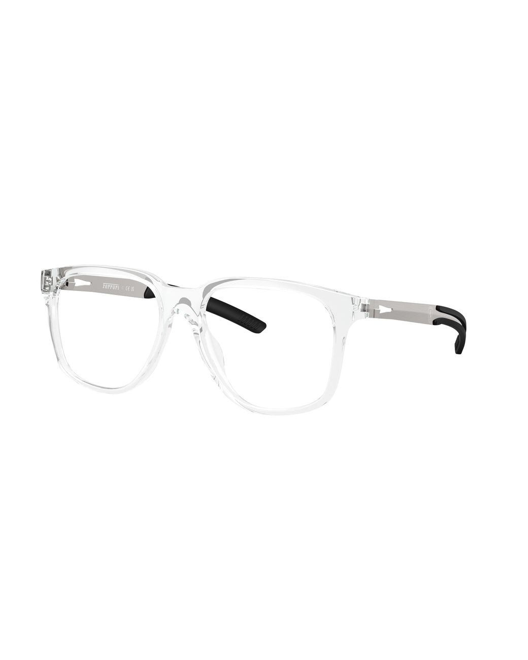 FERRARI SCUDERIA Black Fz8027U 513 Optical Frames Injected Transparent Pillow Normal for men