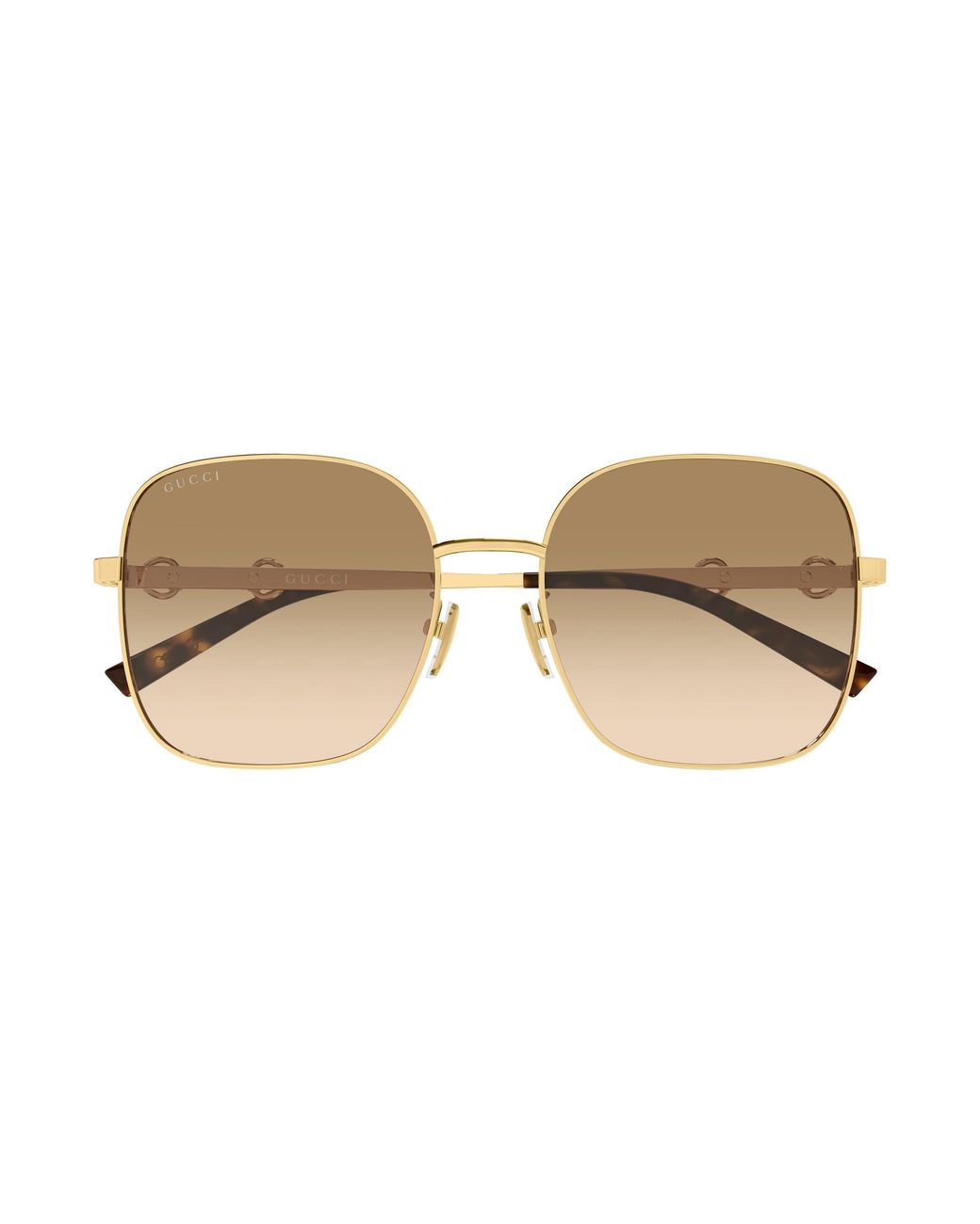 Gucci Black Gg2053S 004 Sunglasses Metal Squared